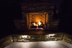 Fireplace Night Straight On-5226
